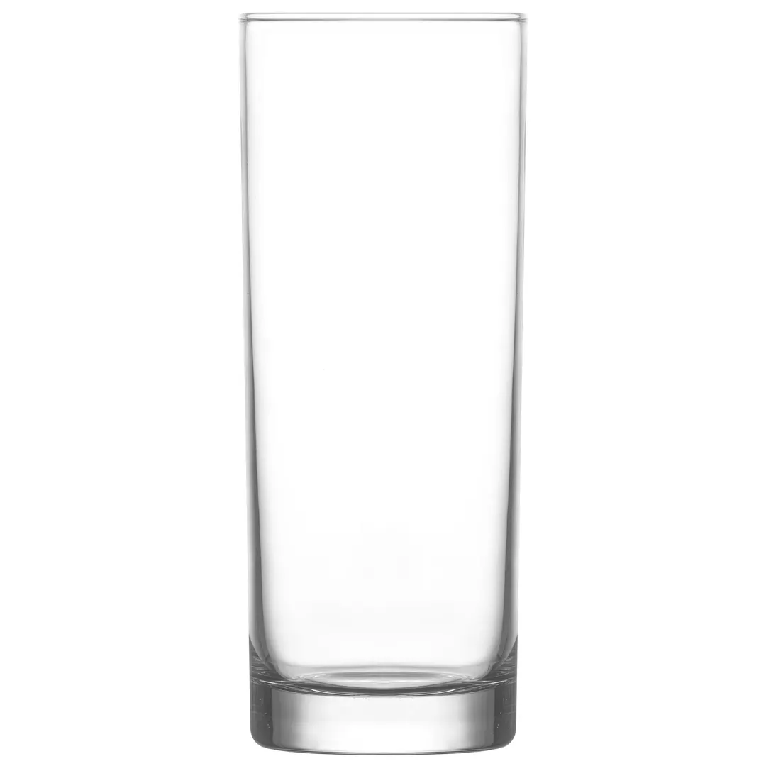 LAV HORECA ROT336 Rotterdam Long Drink Glass, 12 oz, 6-1/4" H x 2-1/2" Rim Ø, Soda Lime Glass - 6/Case