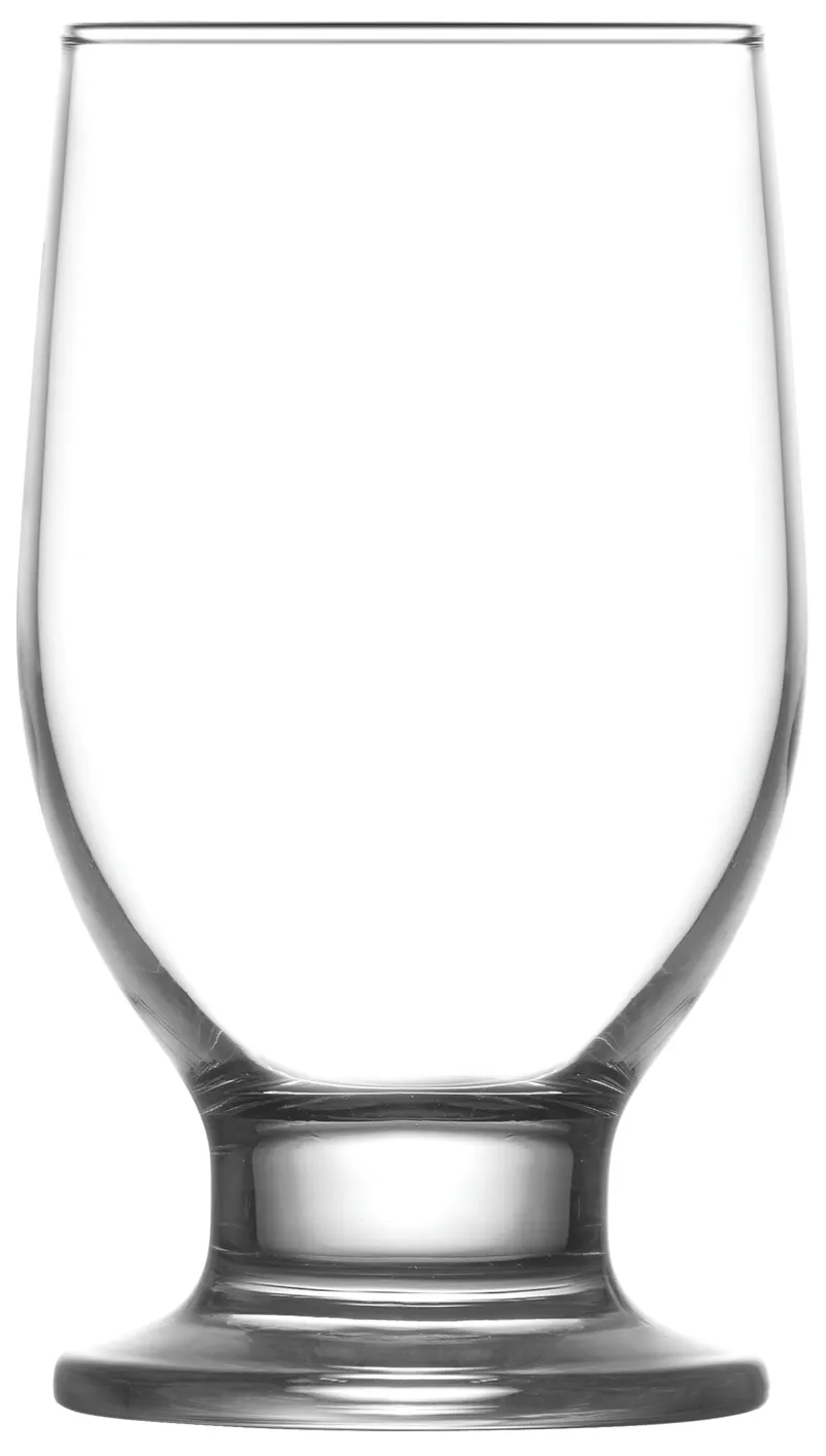 LAV HORECA RVR321 Riverside Soft Drink Glass, 7.25 oz (4"5/8 H x 2"3/8 Dia), Soda Lime Glass - 12/Case
