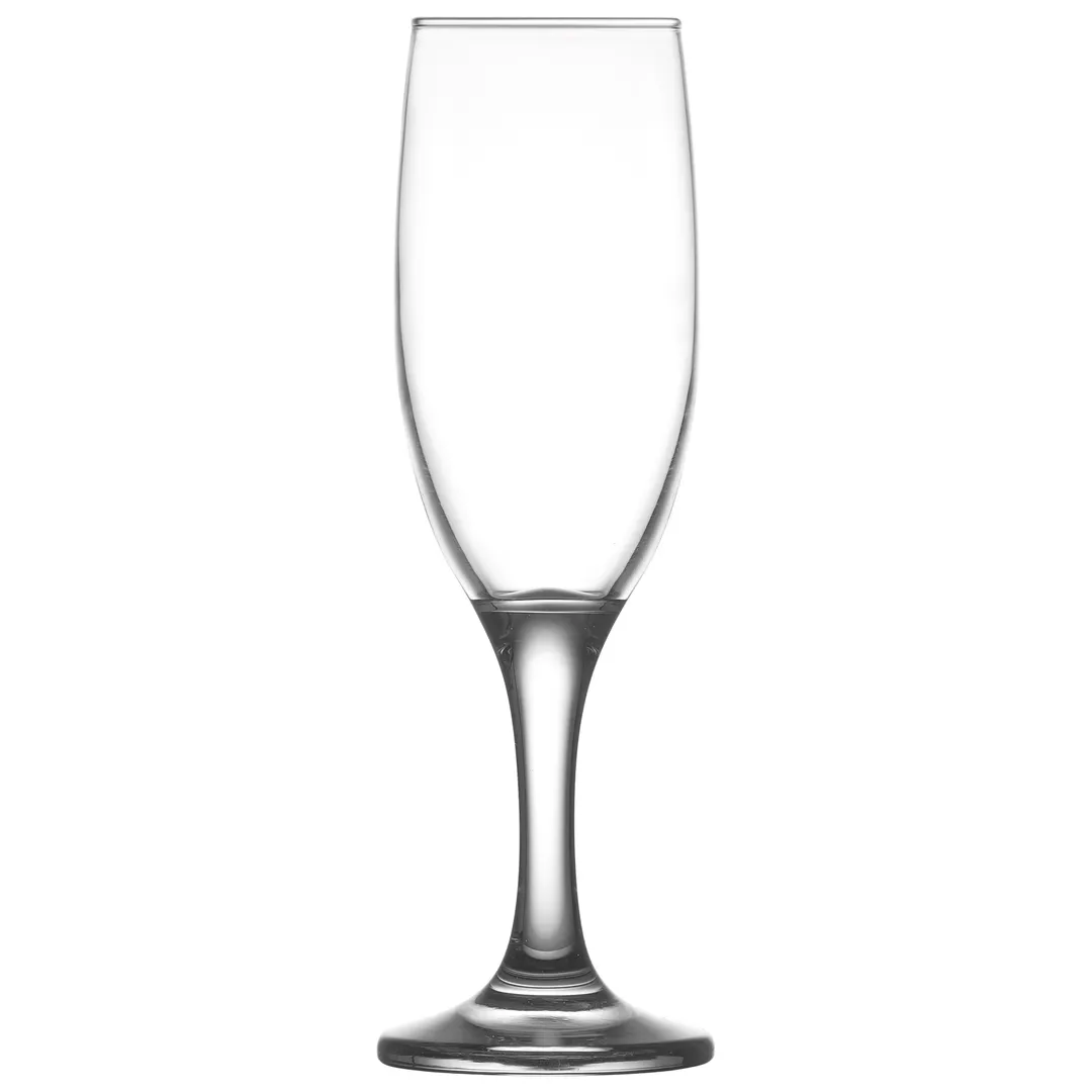 LAV HORECA SOF519 - Sofia Flute Glass, 6.3 oz, 7 5/8" Height, Stem Base, Soda Lime Glass - 6/Case