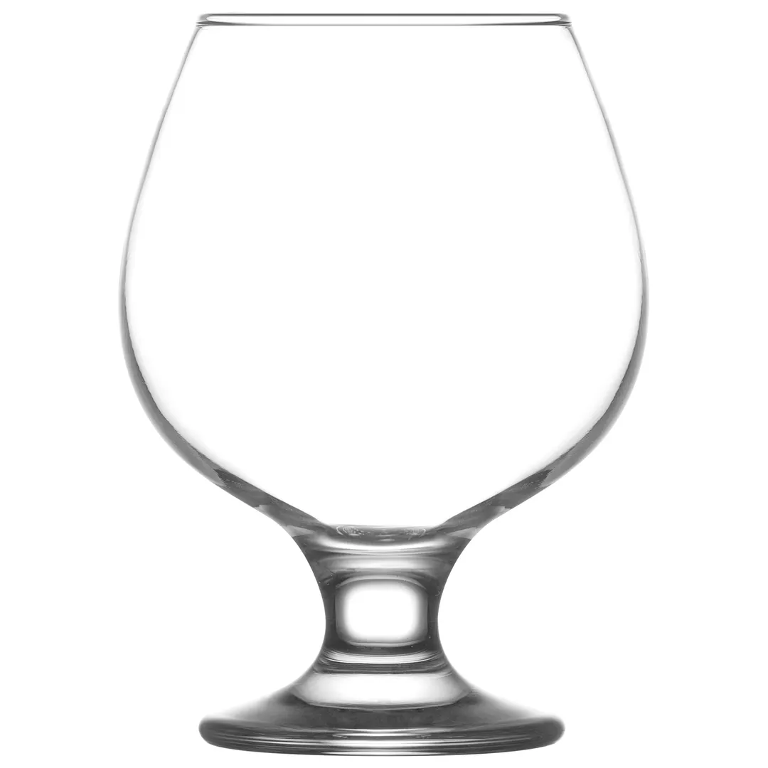 LAV HORECA SOF539 Sofia Brandy Glass, 13 1/8" (10-17 oz) Footed Glass, Soda Lime - 12/Case