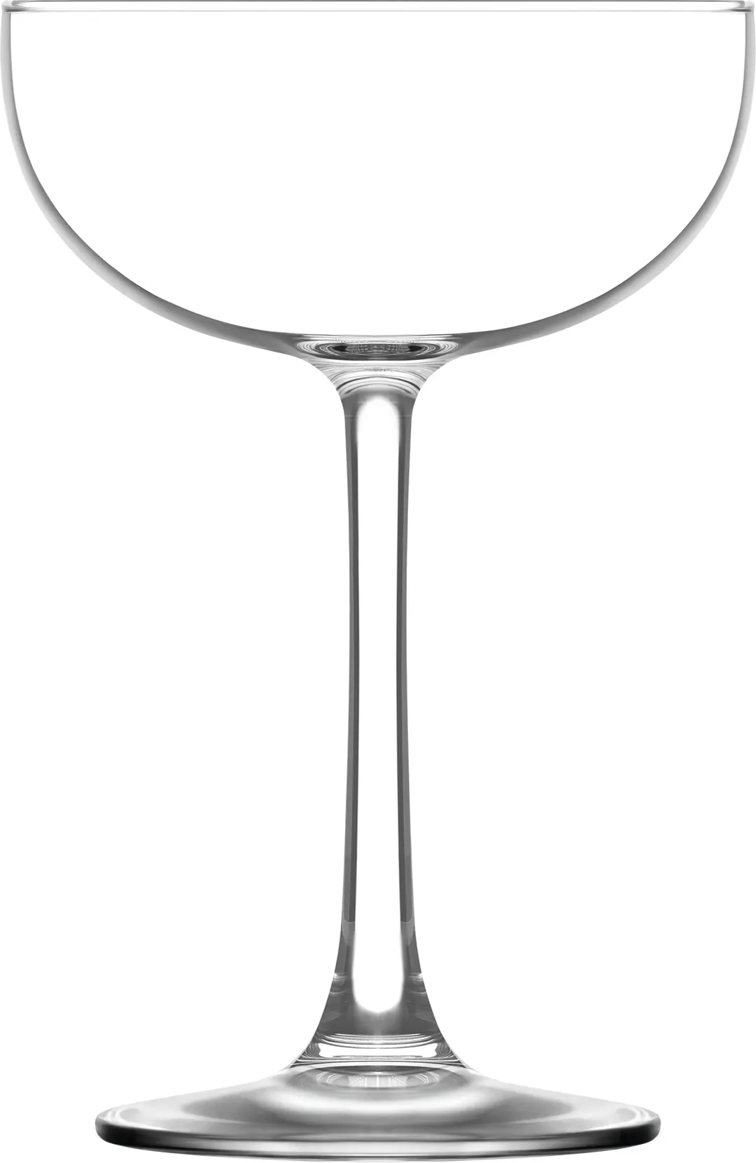 LAV HORECA SRD623 - Sardinia Champagne Glass, 7.75 oz, Lime Glass, Rim, 3 7/8" Rim - 6/Case