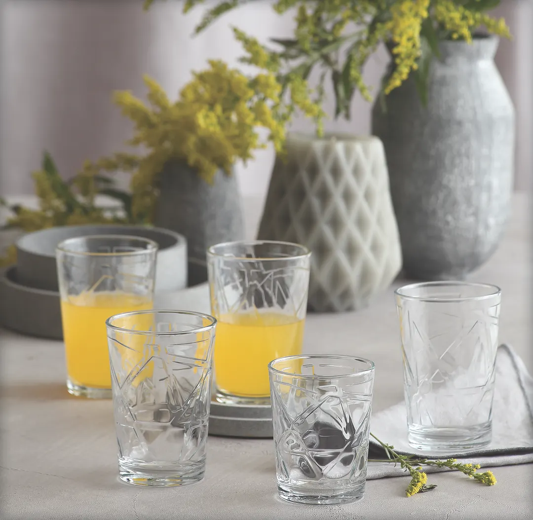 LAV HORECA TLN220 Tallinn Water Glass, 6 7/8 oz, Rim Ø 2 5/8", Soda Lime Glass - 12/Case