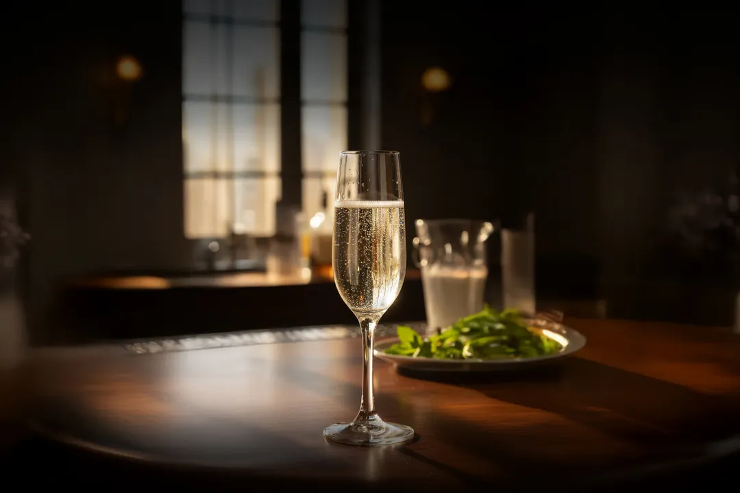 LAV HORECA VLC521 - Valencia Champagne Flute, 7.25 oz, 9" H x 2.75" B, Soda Lime Glass - 12/Case