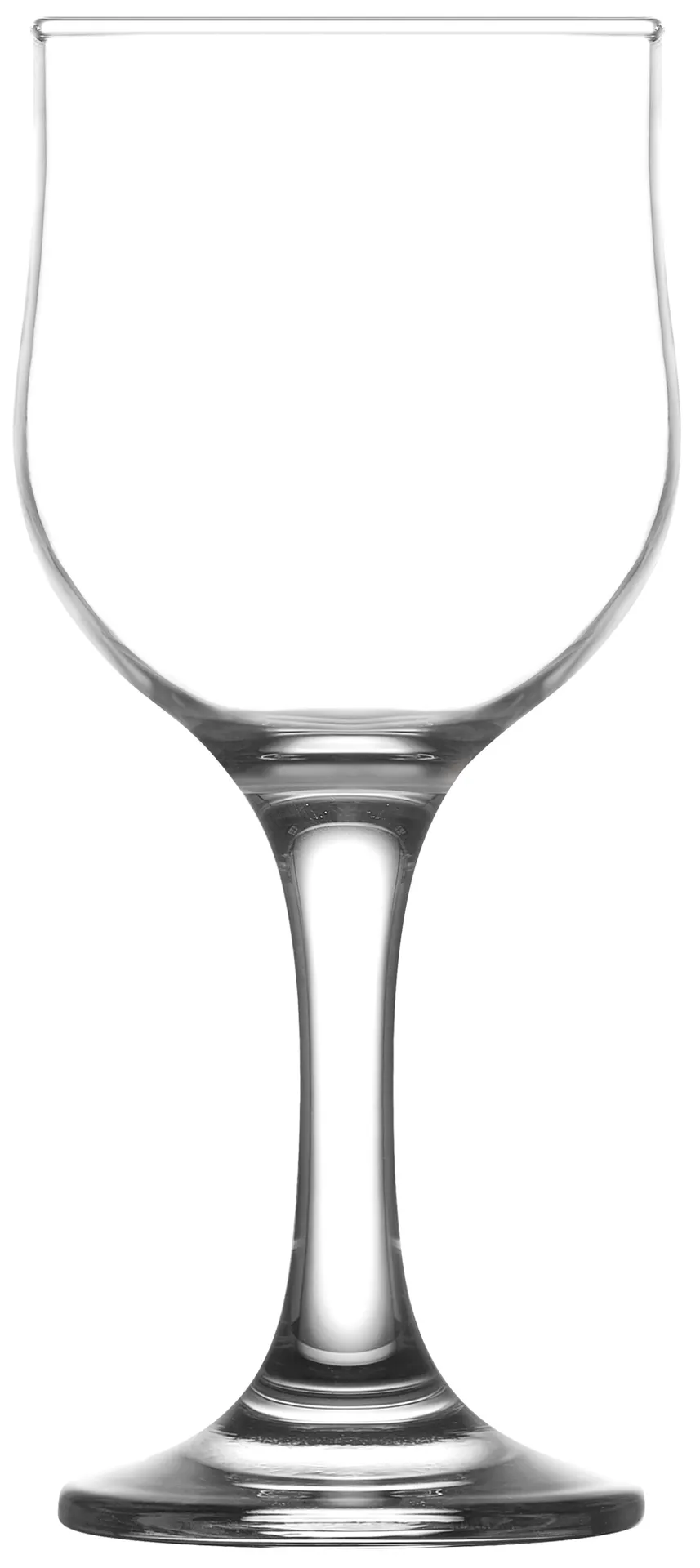 Lav Horeca ZGR524 Zagreb Wine Glass, 8.1 oz, 6½" Height, 2¾" Rim, 2½" Base, Glass, - 12/Case