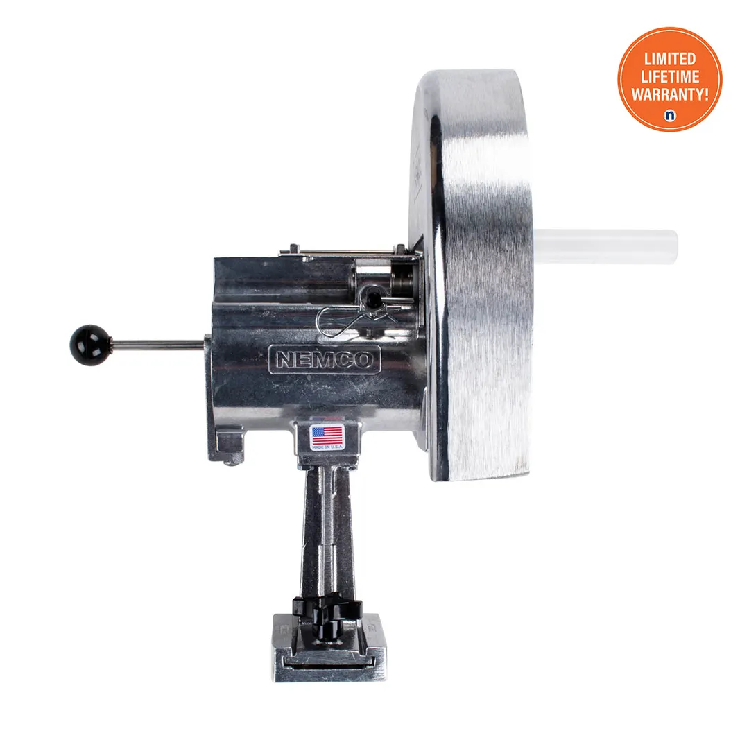 Nemco 55200AN-6 Easy Slicer – 12.5" Width, 3/16" Fixed Slice, Cast Aluminum & Stainless Steel, Fruit Cutter
