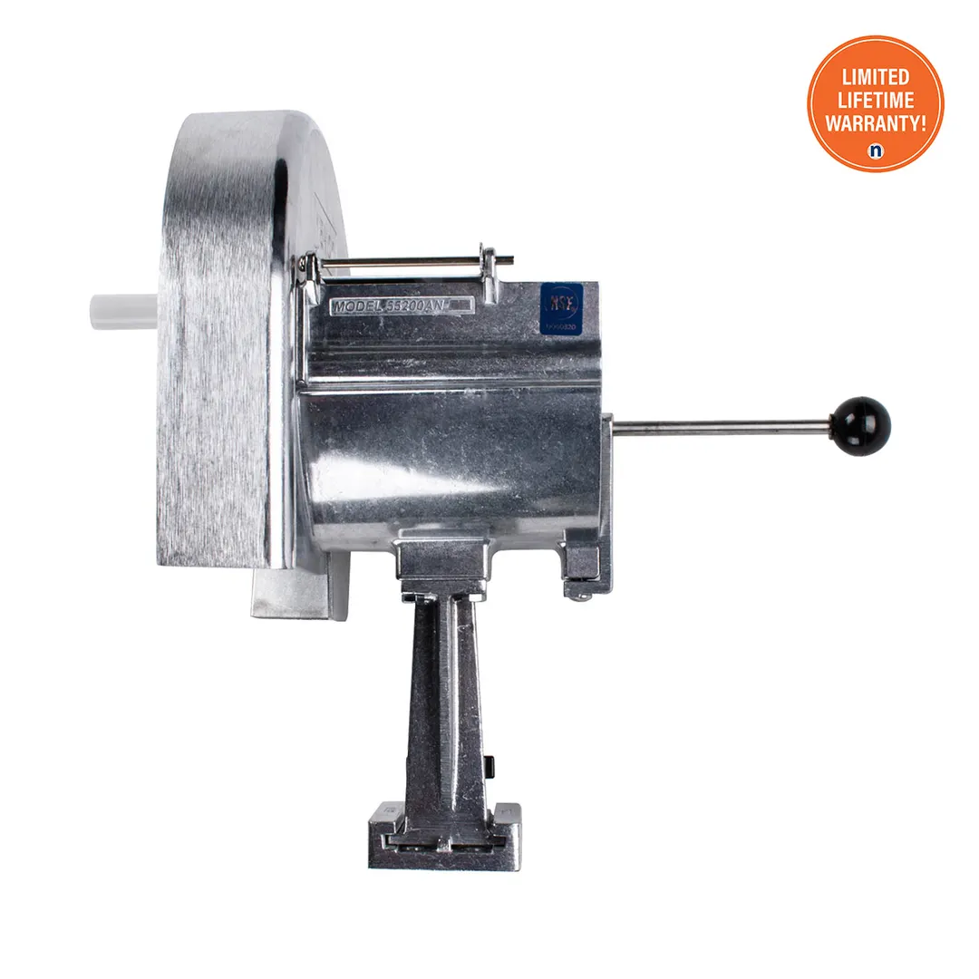 Nemco 55200AN-6 Easy Slicer – 12.5" Width, 3/16" Fixed Slice, Cast Aluminum & Stainless Steel, Fruit Cutter