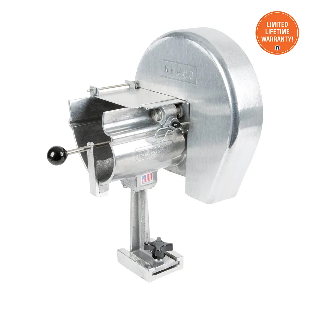 Nemco 55200AN-8 EasySlicer, 1/4" Fixed Cut, 12.5" Width, Stainless Blade, Cast Aluminum, Fruit/Vegetable Slicer