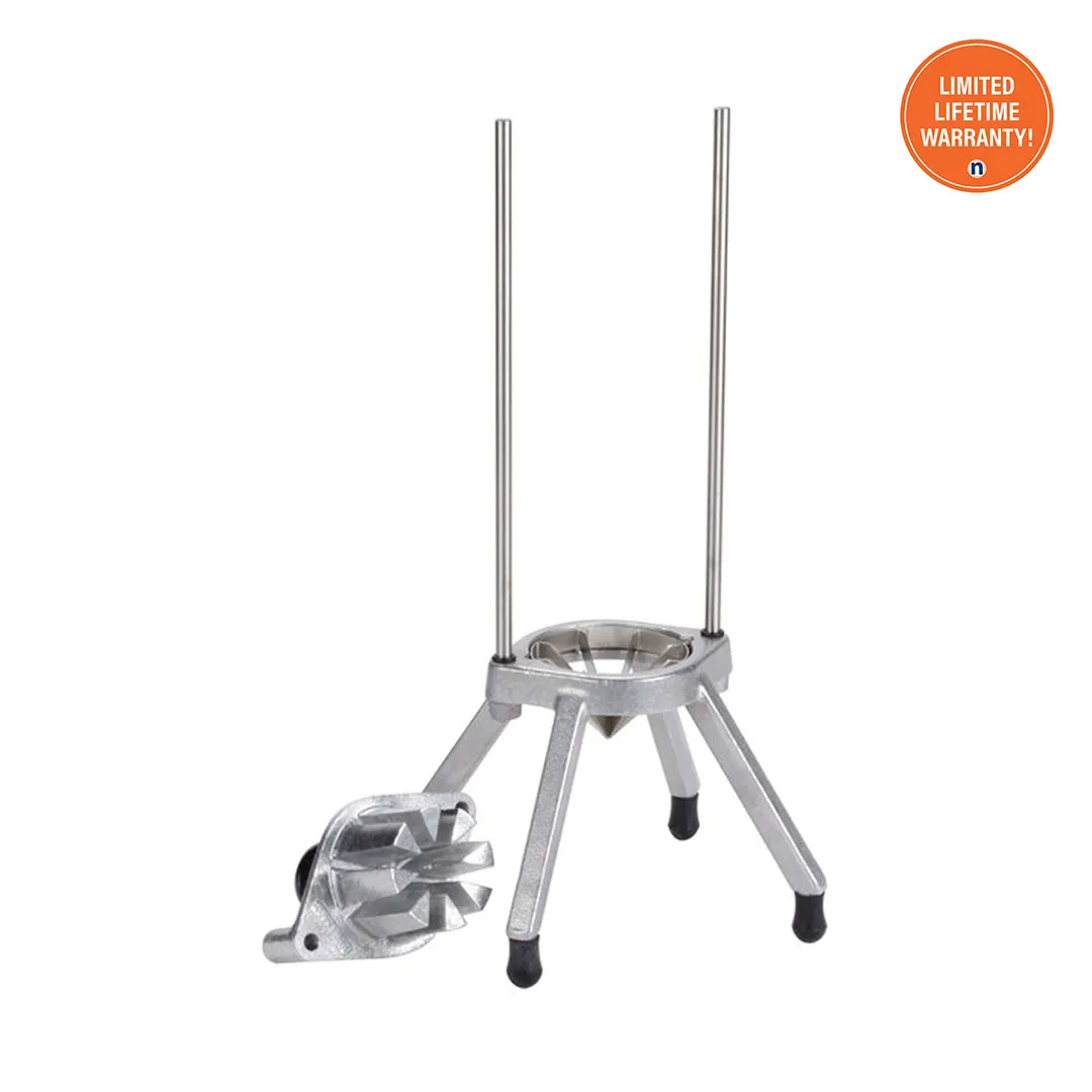 Nemco 55550-6 Manual 6‑Section Wedger, Cast Aluminum & Stainless Steel, 6‑Wedge Capacity, Rubber Feet