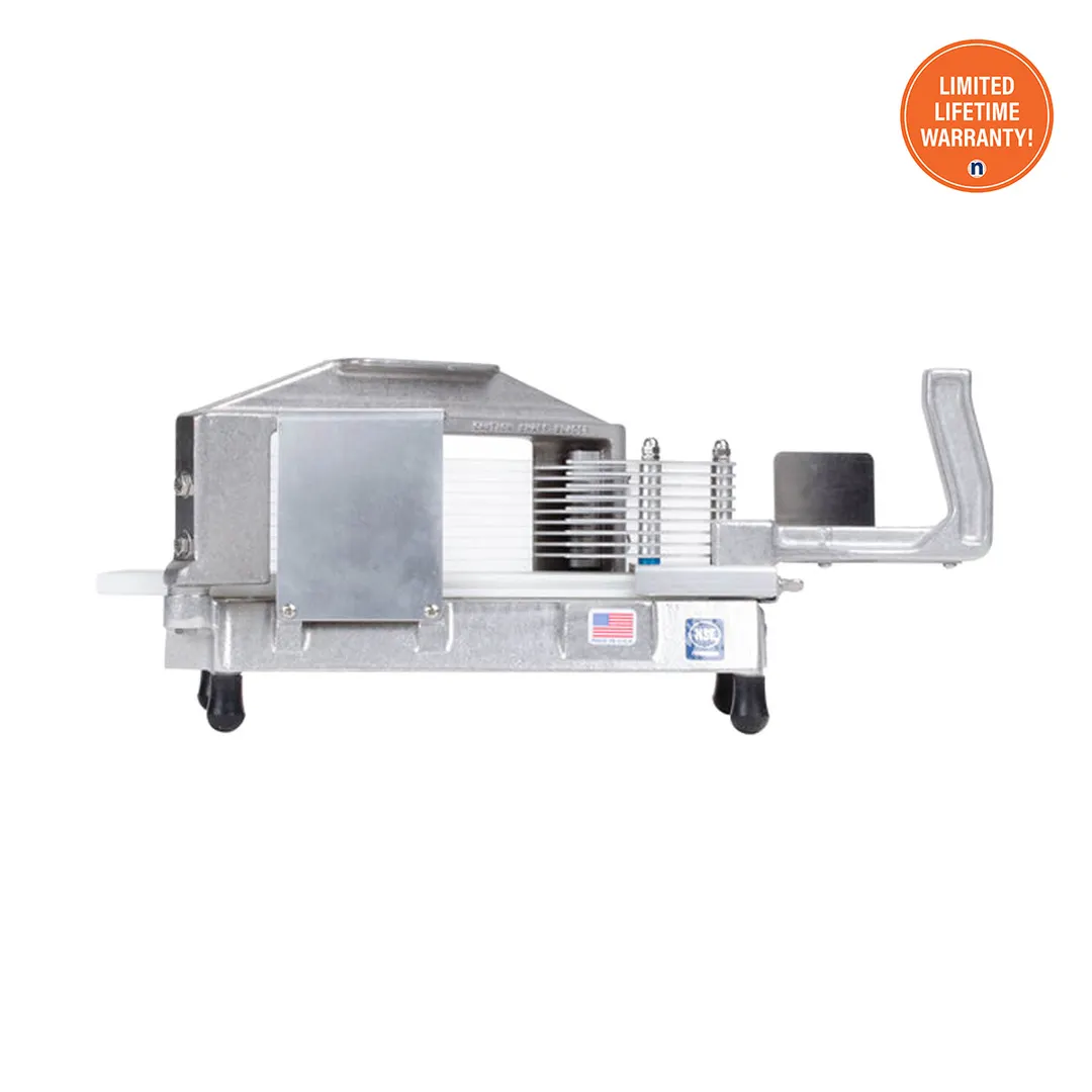 Nemco 55600-2 Tomato Slicer, 1/4" Blade, Aluminum & Stainless Steel, 7-1/4"W x 15-1/4"D x 8-1/4"H