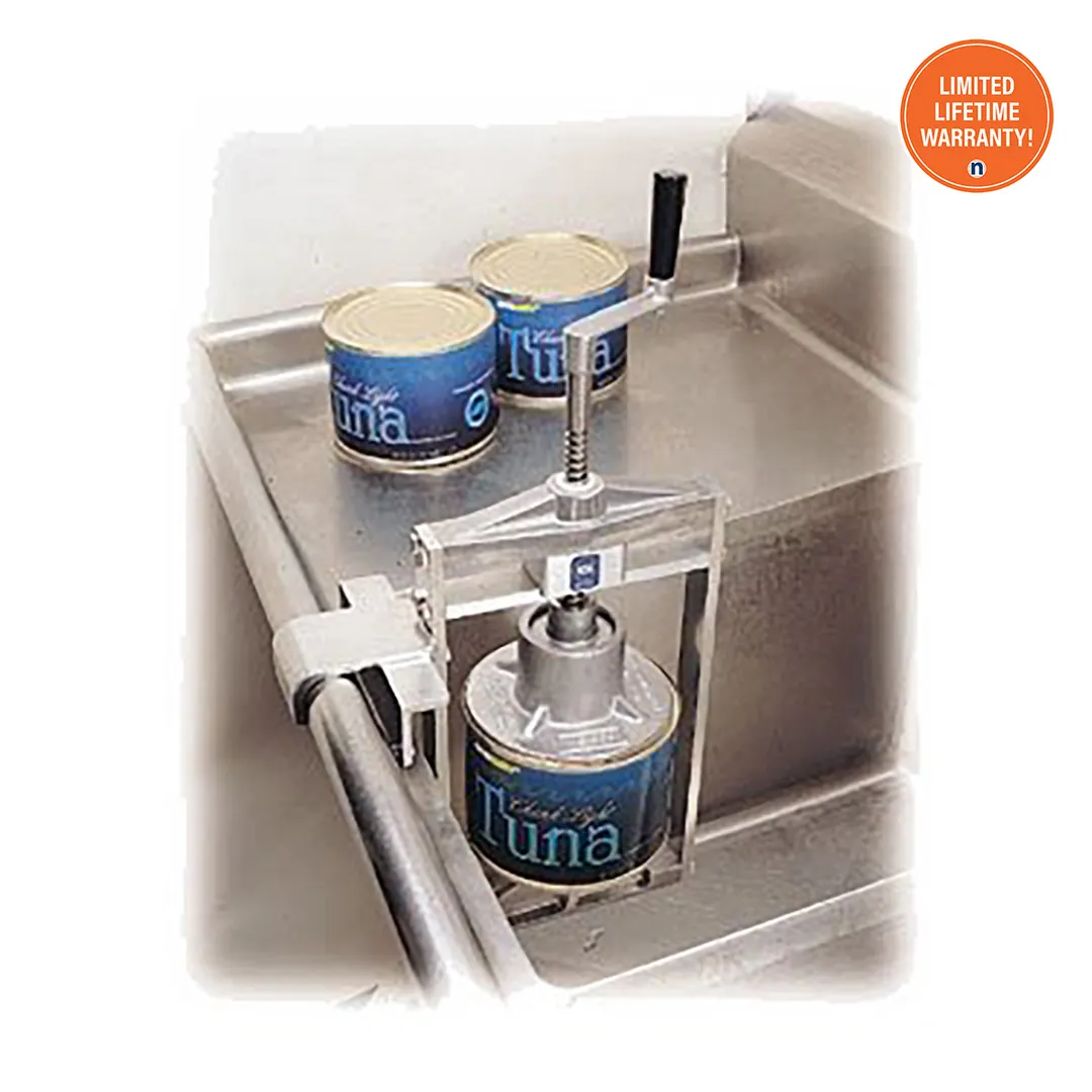 Nemco 55800 Easy Tuna Press Can Strainer, Holds One 64 Oz (2 Qt) Can, Removes Excess Water
