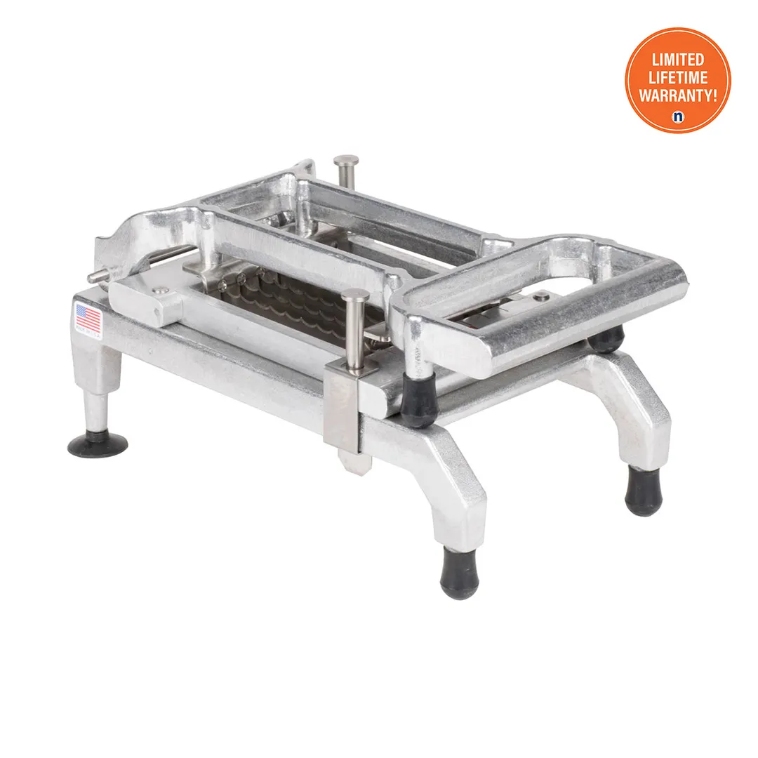 Nemco 55975-SC Easy Chicken Slicer, 1/2" Cut, Stainless Steel Blades, Compact Aluminum & Stainless Steel Finish, Manual, Countertop