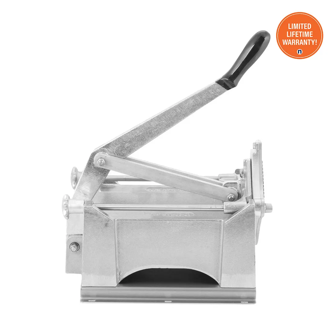 Nemco 56450A-3 1/2" Square Cut Countertop French Fry Cutter, Aluminum Body, 300-Series Stainless Blades, Block