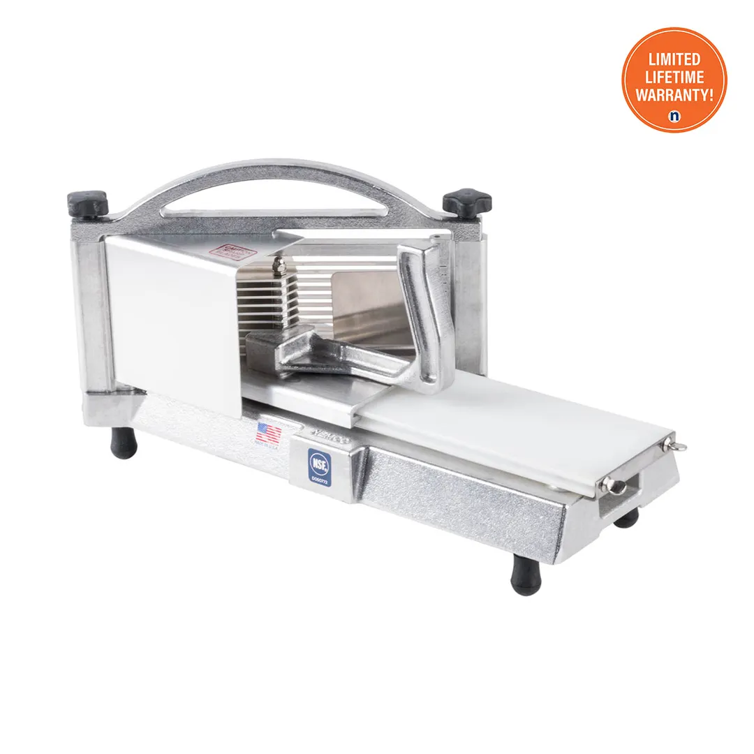 Nemco 56600-2 Manual Easy Tomato Slicer II, 1/4" Slice, Straight Aluminum Blade, Ergonomic Handle