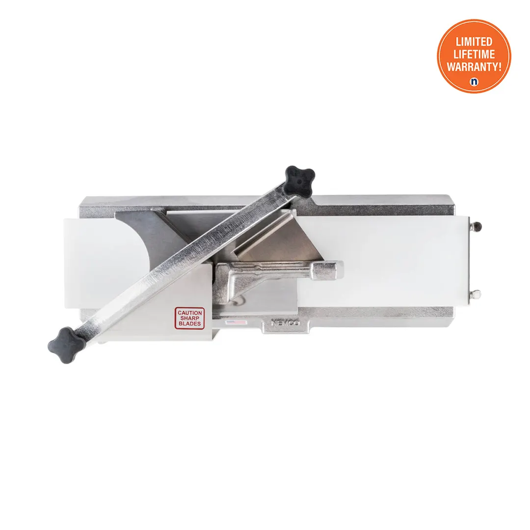 Nemco 56600-2 Manual Easy Tomato Slicer II, 1/4" Slice, Straight Aluminum Blade, Ergonomic Handle