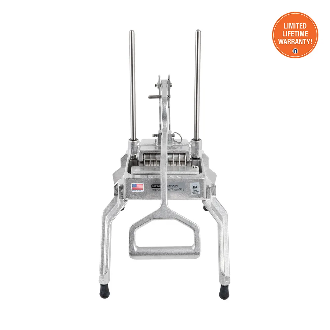 Nemco 56750-4 Easy Onion Slicer II™ – 1/2\" Slice, 4\" Onion Capacity, Countertop, Cast Aluminum & Stainless Steel