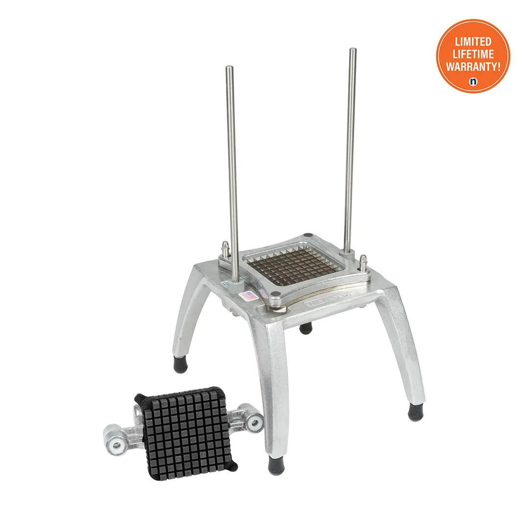 Nemco 57500-4 1" Easy Chopper III Vegetable Dicer, Cast Aluminum, Blade Assembly, 6" Base for Containers