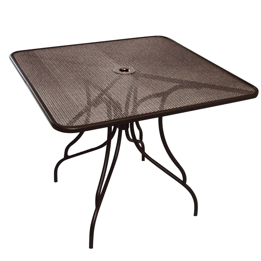 Plantation Prestige 2203636-01 Table Top, 36" x 36" Micromesh, 16‑Gauge Steel, Umbrella Hole, Indoor/Outdoor