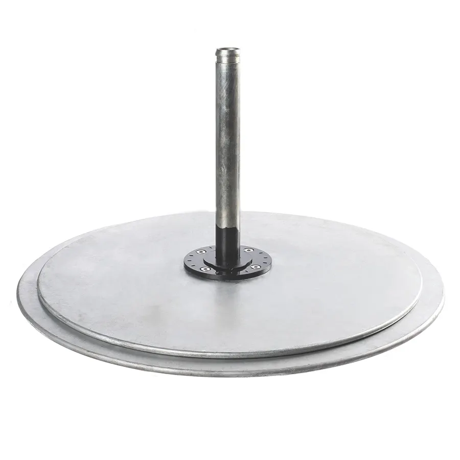Plantation Prestige 2233350-01 Avalon Umbrella Base, 40" Dia., 335 lb., Cantilever, Galvanized Steel Plate