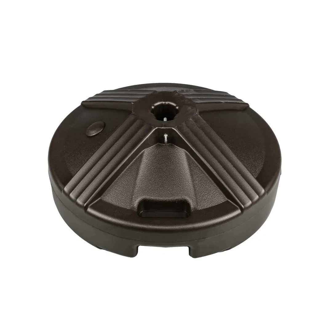 Plantation Prestige 2239850-01 Umbrella Base, 50 lb Round Resin-Coated Concrete Base Outdoor, Heavy-Duty