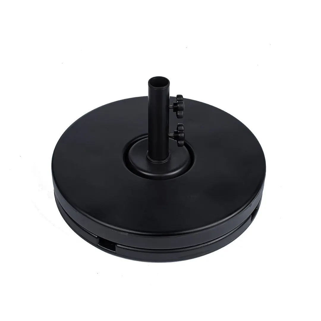 Plantation Prestige 2239880-01 Umbrella Base, 80 lb., round, 8" stem, resin coated concrete, furniture