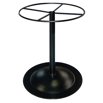 Plantation Prestige 2333700-01 Spun Base, 28" Spread, Height, 16‑Gauge Steel, Powder Finish, Fits 36"+ Tops