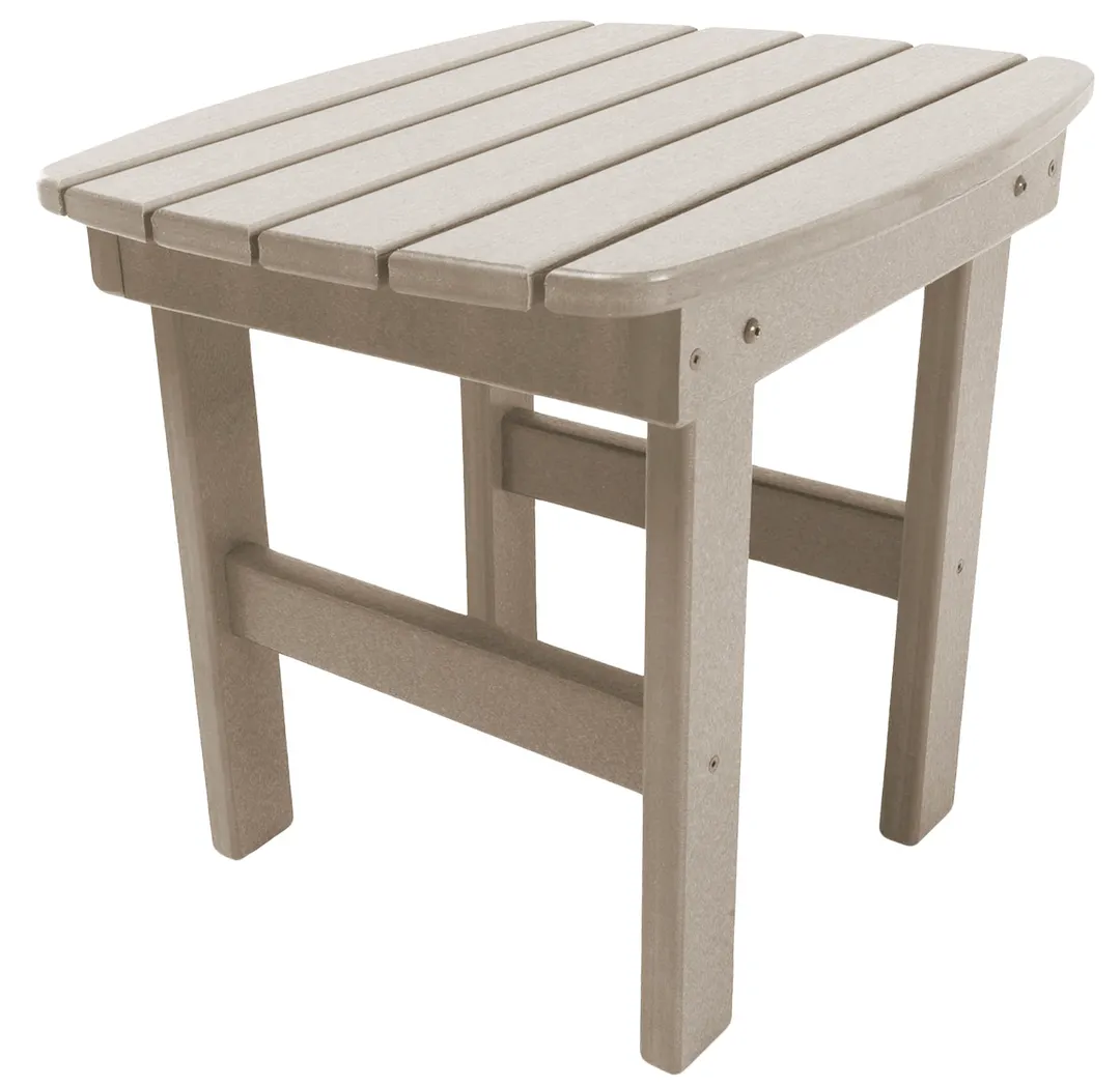 Plantation Prestige 3211720-01 UPGRD - Durawood Side Table, 17" x 20", Patio Furniture, Upgrade Finish