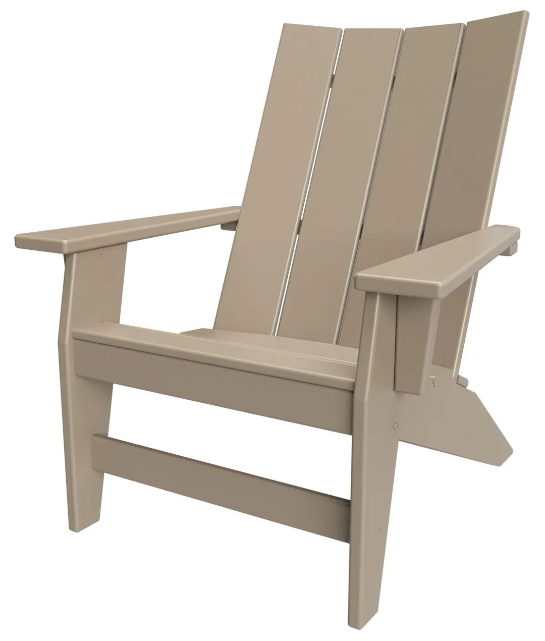 Plantation Prestige 3231120-01 STD - Dakota Adirondack Chair, Powder-Coated Steel Frame, Gray Finish