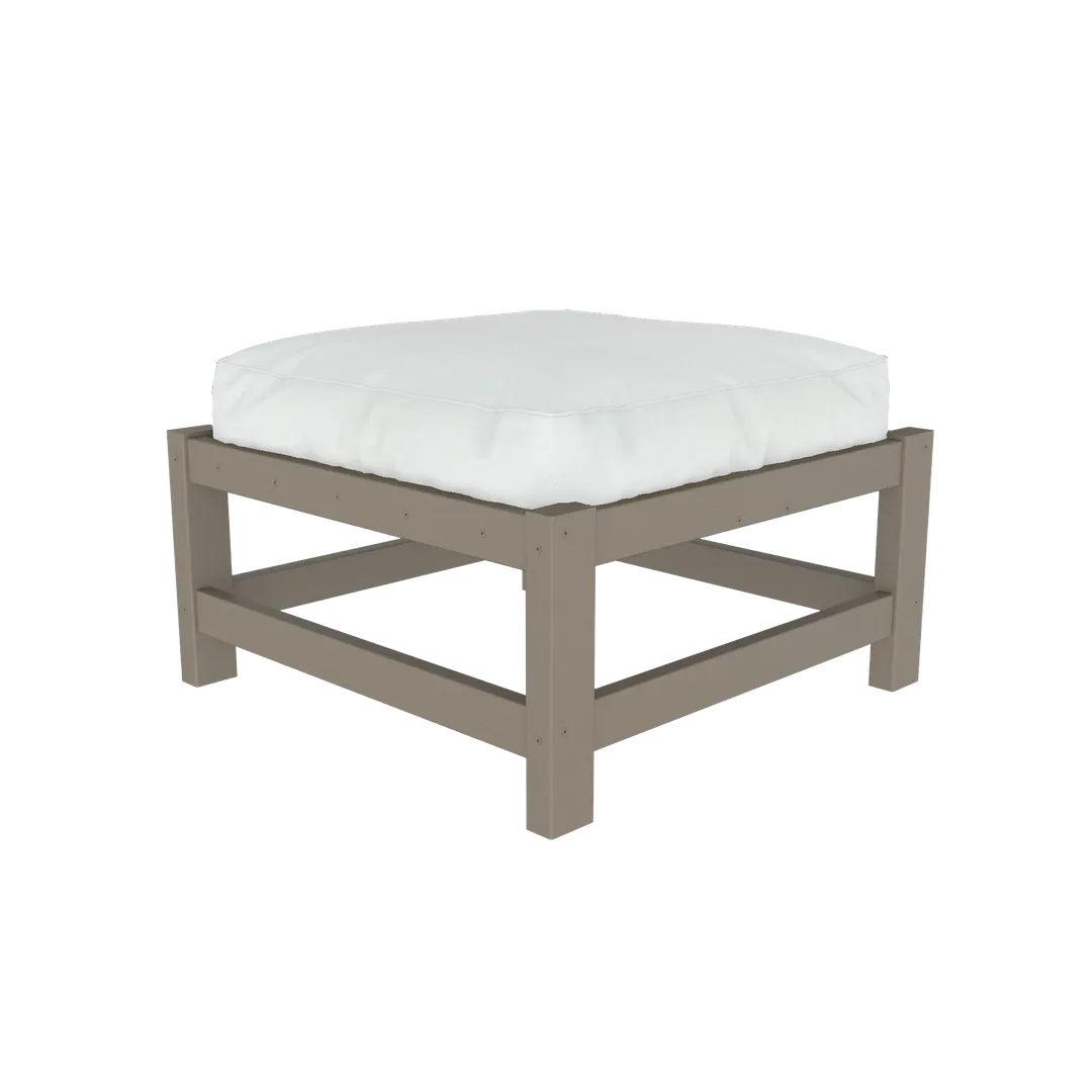 Plantation Prestige 3241300-01 Corolla Ottoman Frame Only, RTA Cushion, Steel, 24 in H x 30 in W