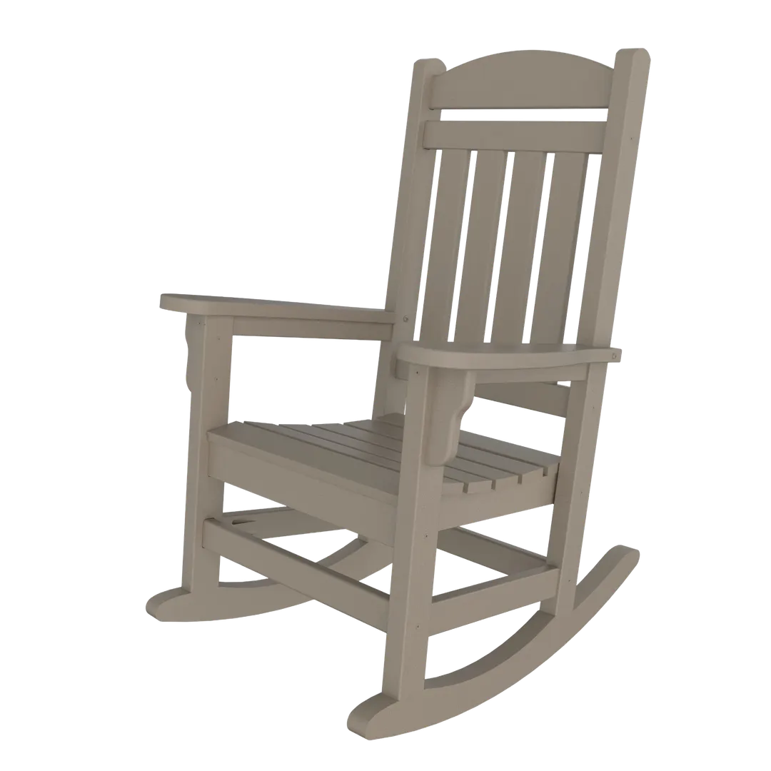 Plantation Prestige 3242300-01 STD Outdoor Lounge Chair, Corolla Rocker, Plastic Frame, Durable Finish