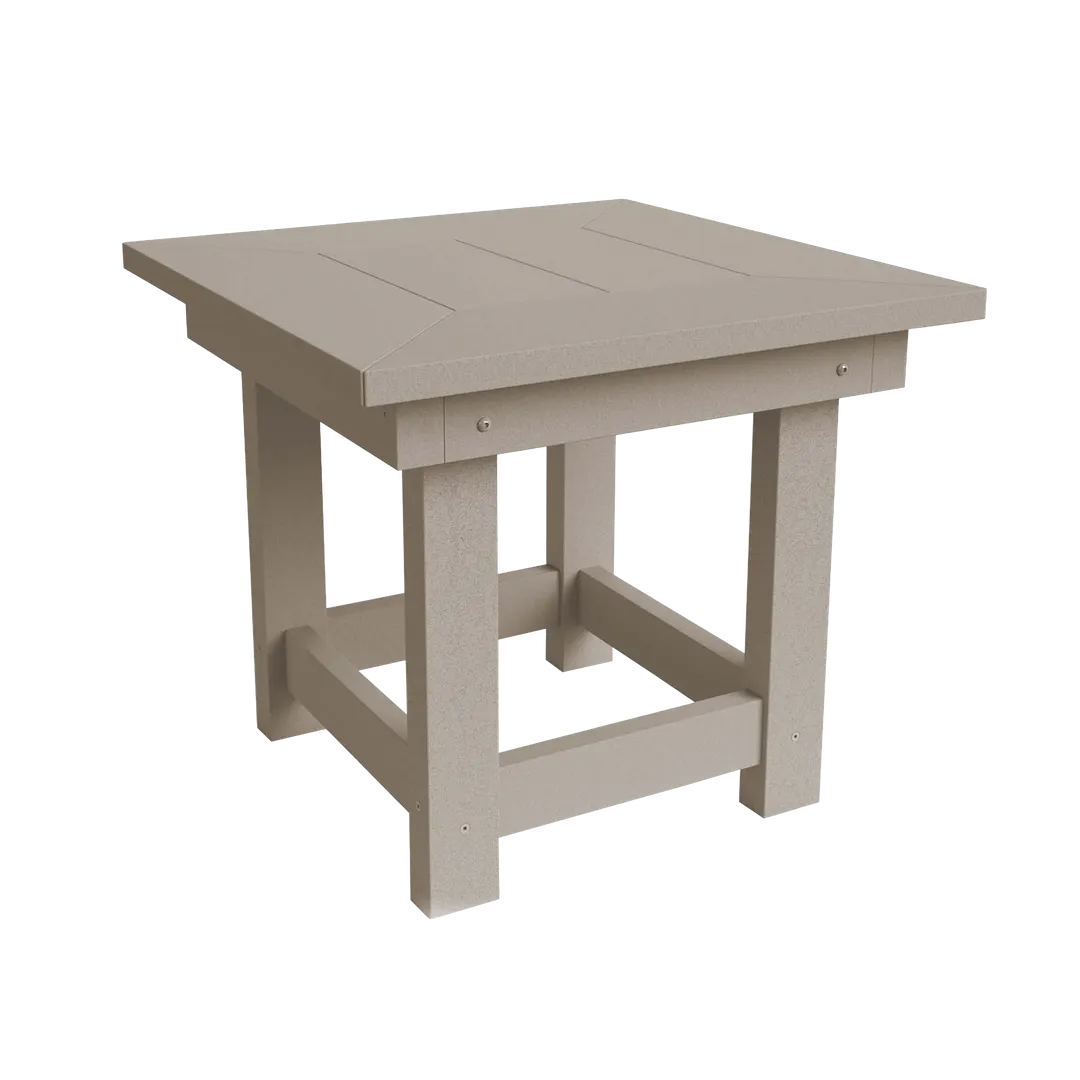 Plantation Prestige 3242323-01 UPGRD - Patio Low Table 23" x 23" x 19" Upgrade Finish Corolla Side Table