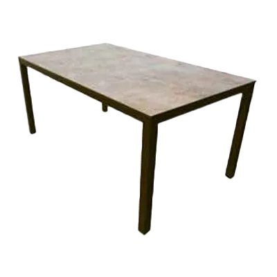 Plantation Prestige 4443663-0120 Cortez Restaurant Table 63" W x 36" D x 29" H Laminate Top UV/Heat Resistant