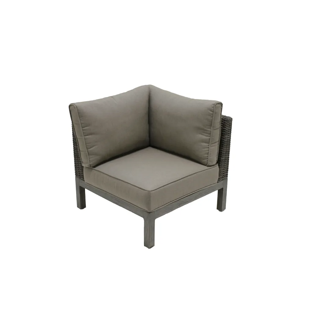 Plantation Prestige 8560100-0140432 - Corner Outdoor Chair, 31.5" W x 31.5" D x 28" H, Sunbrella Cushions