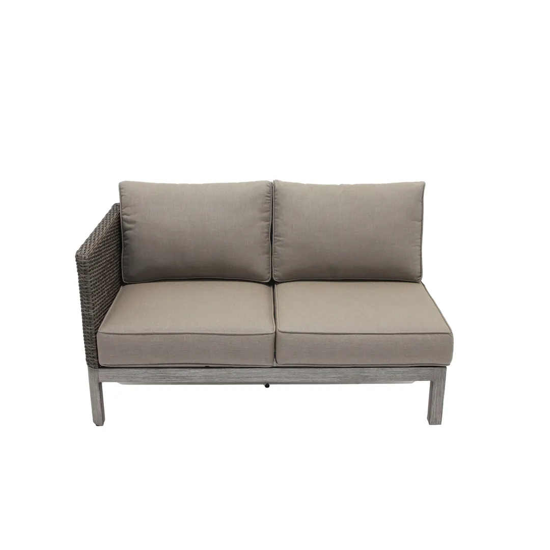 Plantation Prestige 8562500-0240432 Santa Cruz Loveseat, 60" W x 31.5" D x 28" H, wicker, Sunbrella cushions