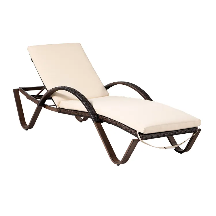 Plantation Prestige 8790900-025422 Savannah Chaise Lounge, Finish, Sunbrella Beige 5422 Cushion, Seating
