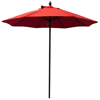 Plantation Prestige 9720P-01 GRA 7 ft Octagon Patio Umbrella, Aluminum Pole, Push-Up with Locking Pin, Grade A Fabric