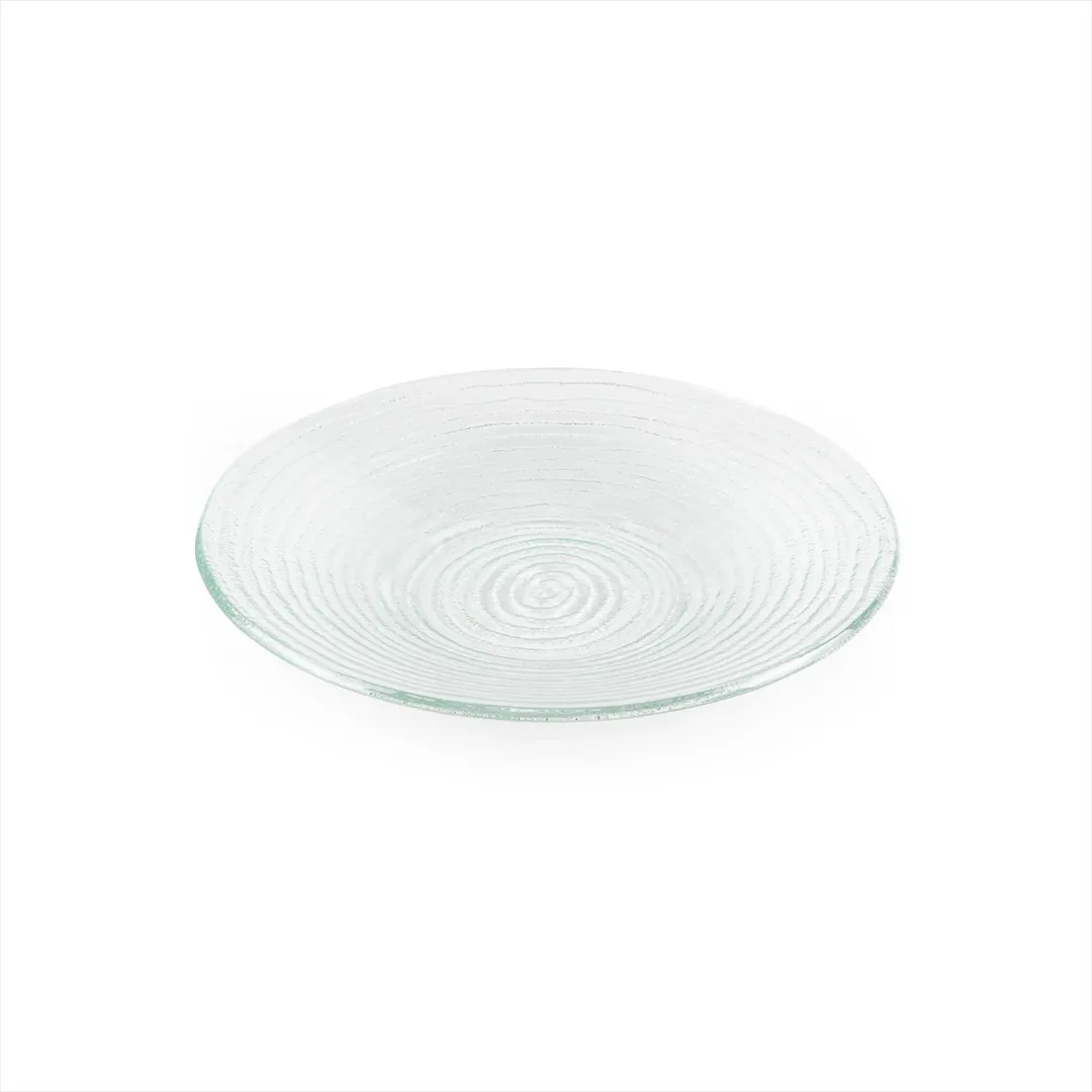 Turgla 04-316-30CLR Fusion Dinnerware Bowl, 11.75" Dia x 1.5" H, 32 oz Clear Glass Round Bowl