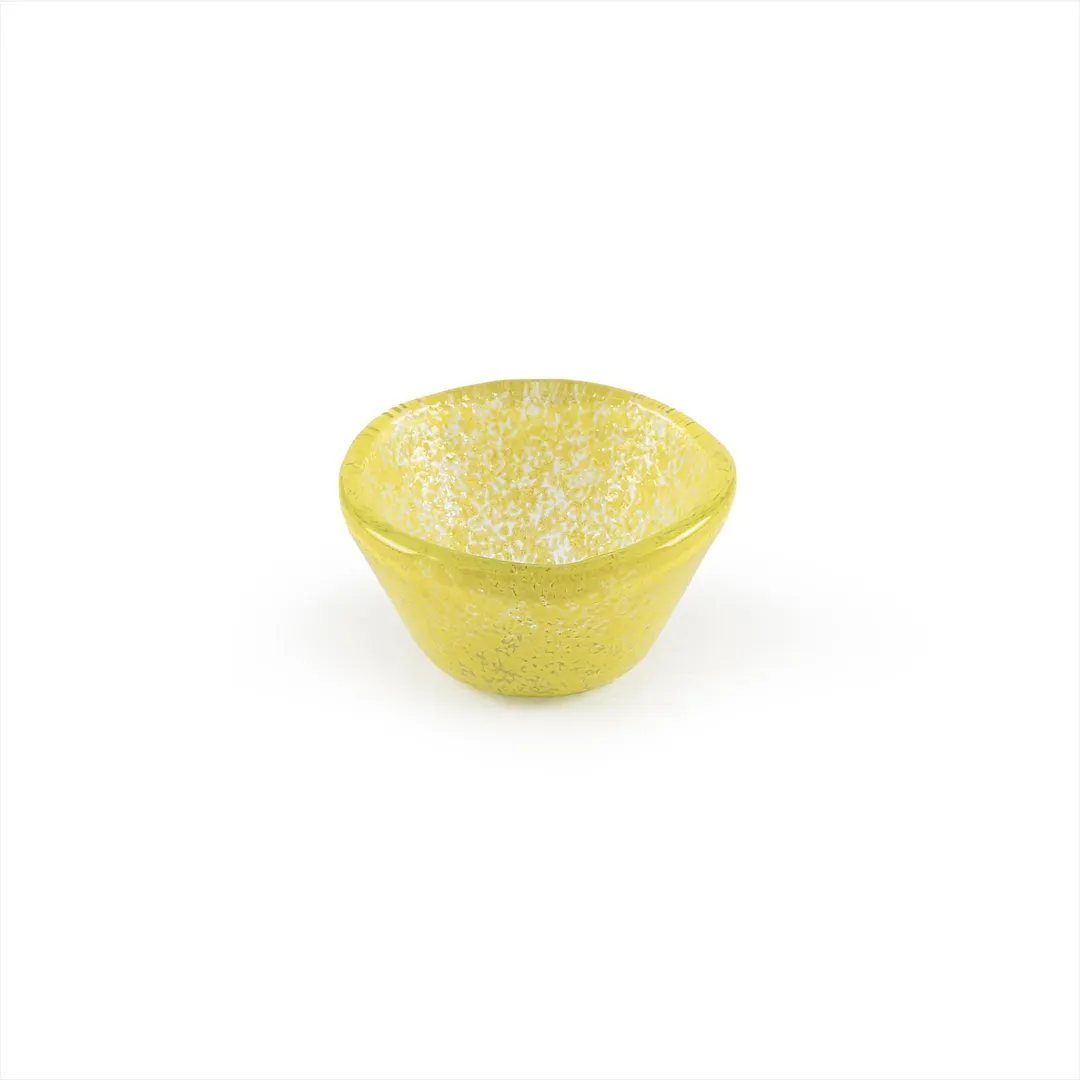 Turgla 10-029-06YLW Glass Ramekin, 2.75" Diameter x 1.5" Height, 4 oz Capacity, Yellow Glass