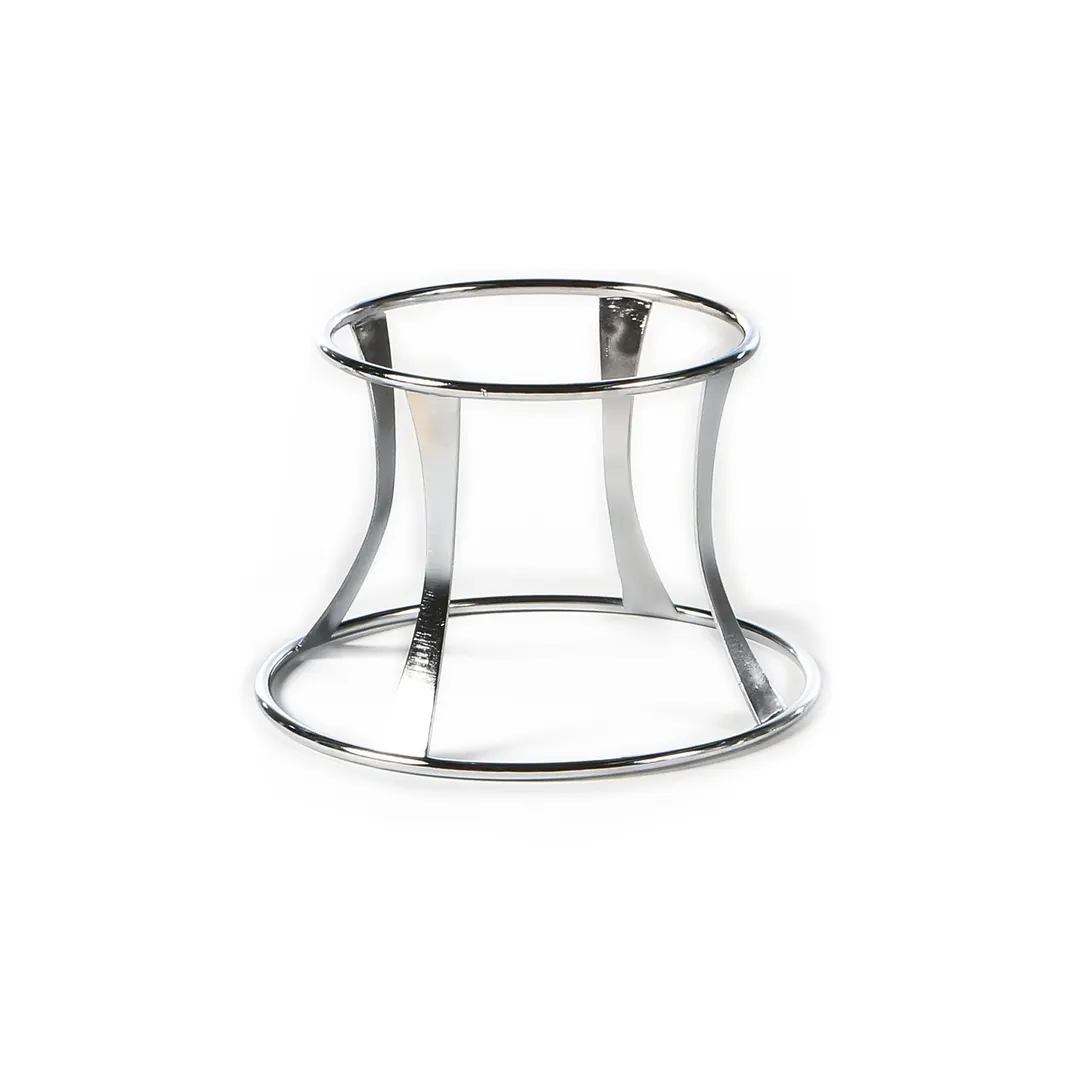 Turgla BM4112 Round Stainless Steel Display Riser, 11.5" Dia x 5.75" H, Height 5"-8", Silver Finish