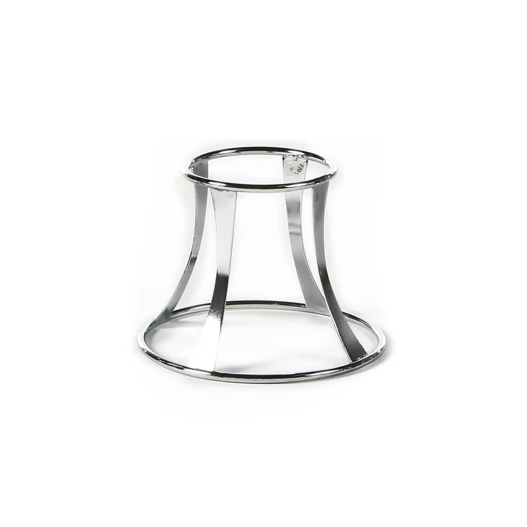 Turgla BM4113 Metal Display Riser, Round 8" Diameter x 5.75" Height, Silver Stainless Steel Finish