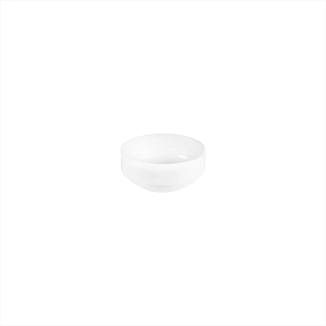 Turgla EO12JK00 - Round White Porcelain Bowl, 4.75" Dia x 2" High, 13 oz Capacity, General Use