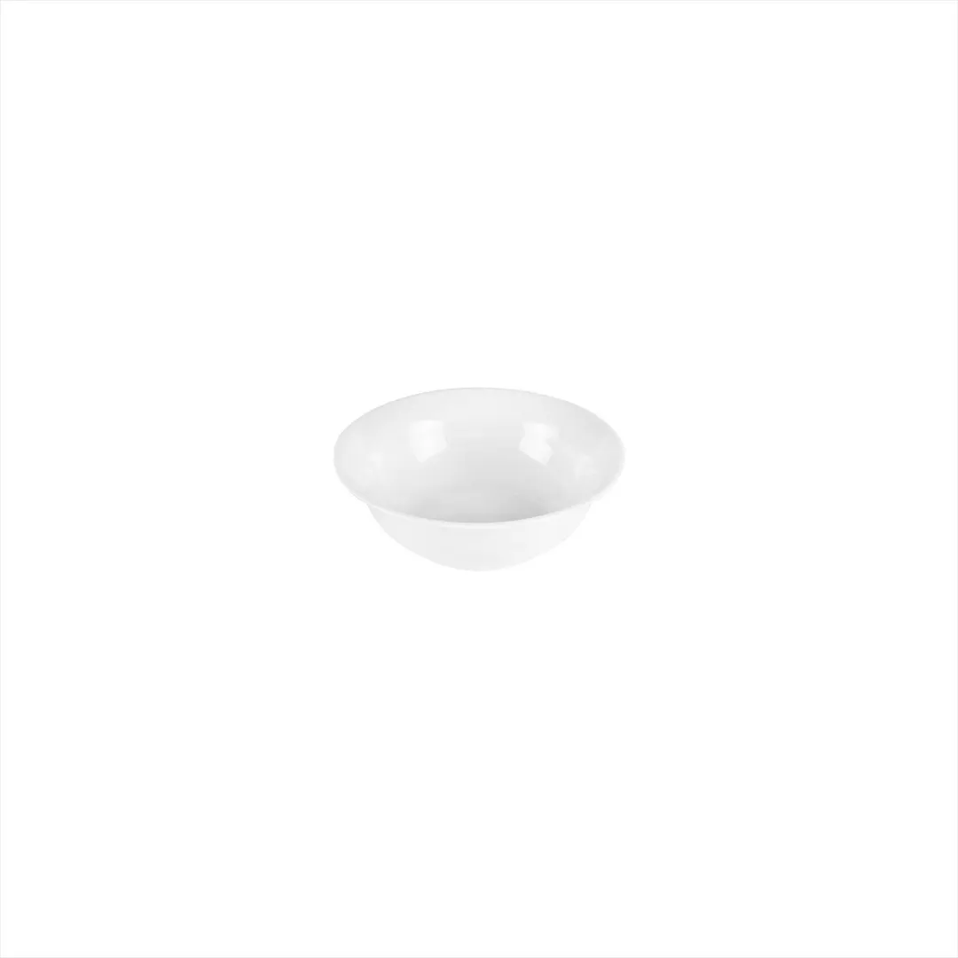 Turgla EO14KK00 - White Porcelain Fruit Dish Bowl, 5.5" Dia x 1.75" H, 10 oz, 6" Dinnerware