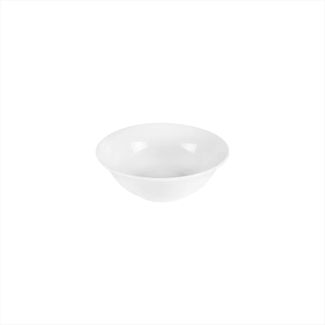 Turgla EO19KK00 - Round White Porcelain Dinner Bowl, 7.5" Dia x 2.5" H, 25 oz Capacity, General Use