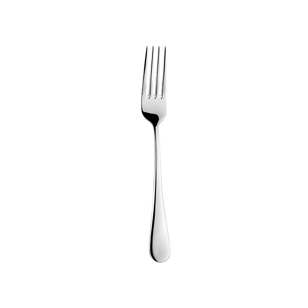 Turgla ETE1620-1 Dinner Fork, 8.25" Silver Flatware, 18/10 Stainless Steel, 7-8" Length
