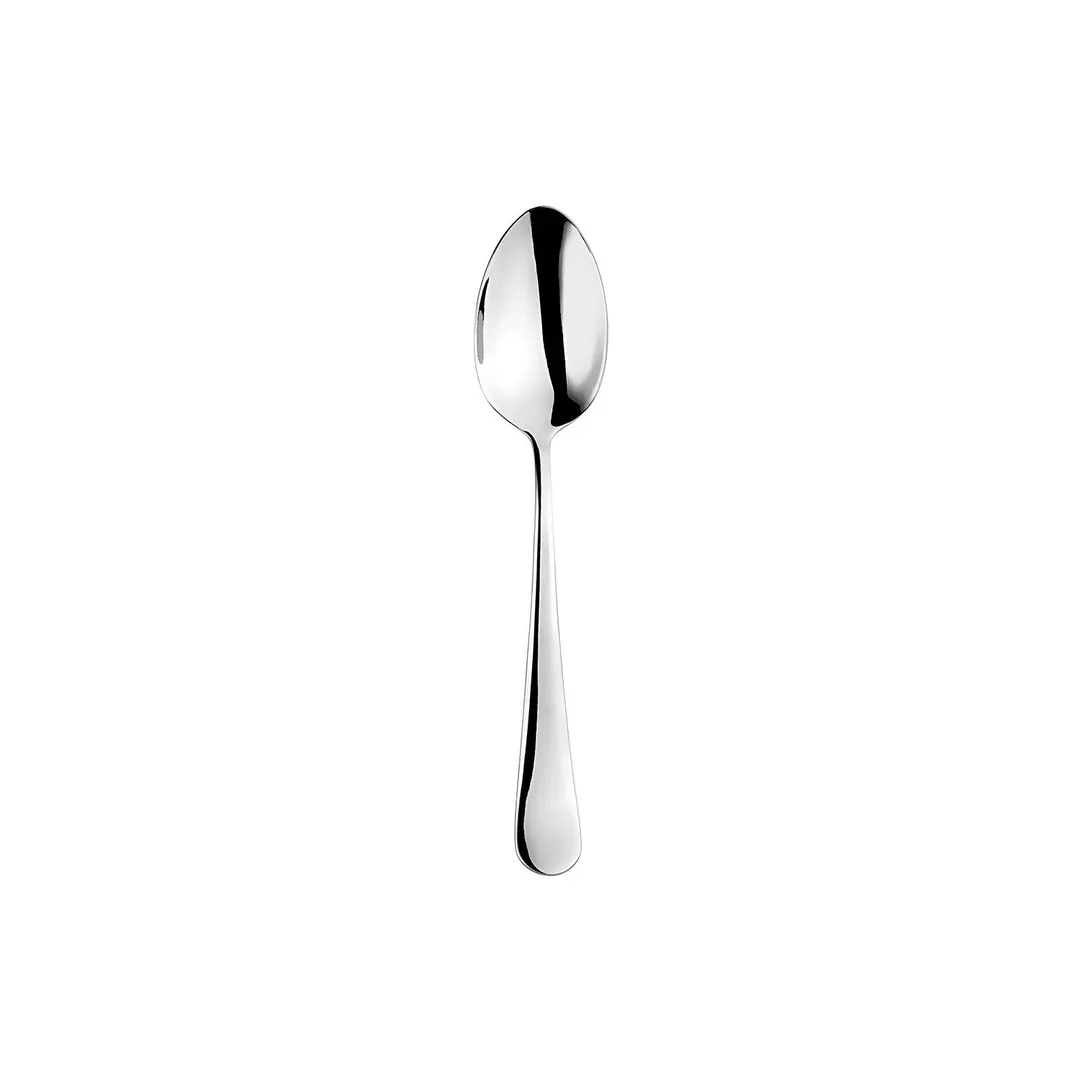 Turgla ETE1620-15 Flatware Soup Spoon, 7.25" Silver, 18/10 Stainless Steel, Elegant Dining Cutlery