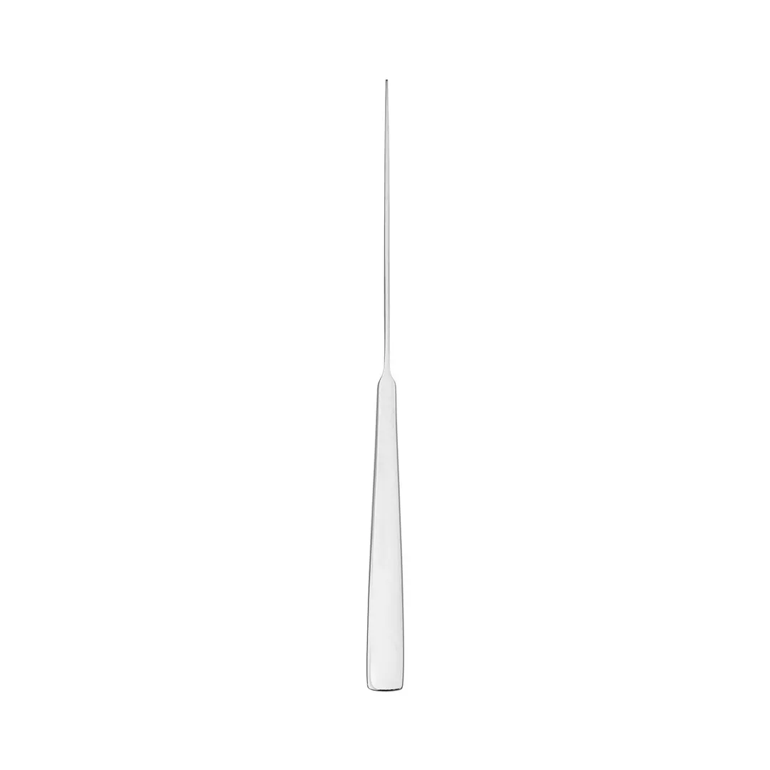 Turgla ETE3010-5V Flatware Dinner Knife, 9.25" Silver Mono, 18/10 Stainless Steel Solid Handle