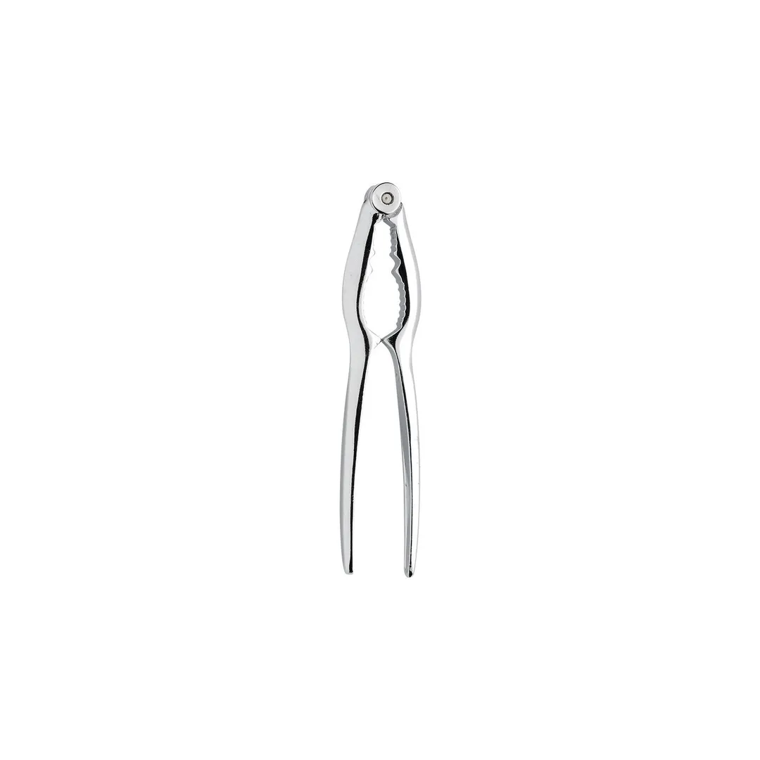 Turgla ETE3015 Crab Pince - 6.25" Silver Stainless Steel Metal Tool, Precision Grip, Commercial Cart Accessory