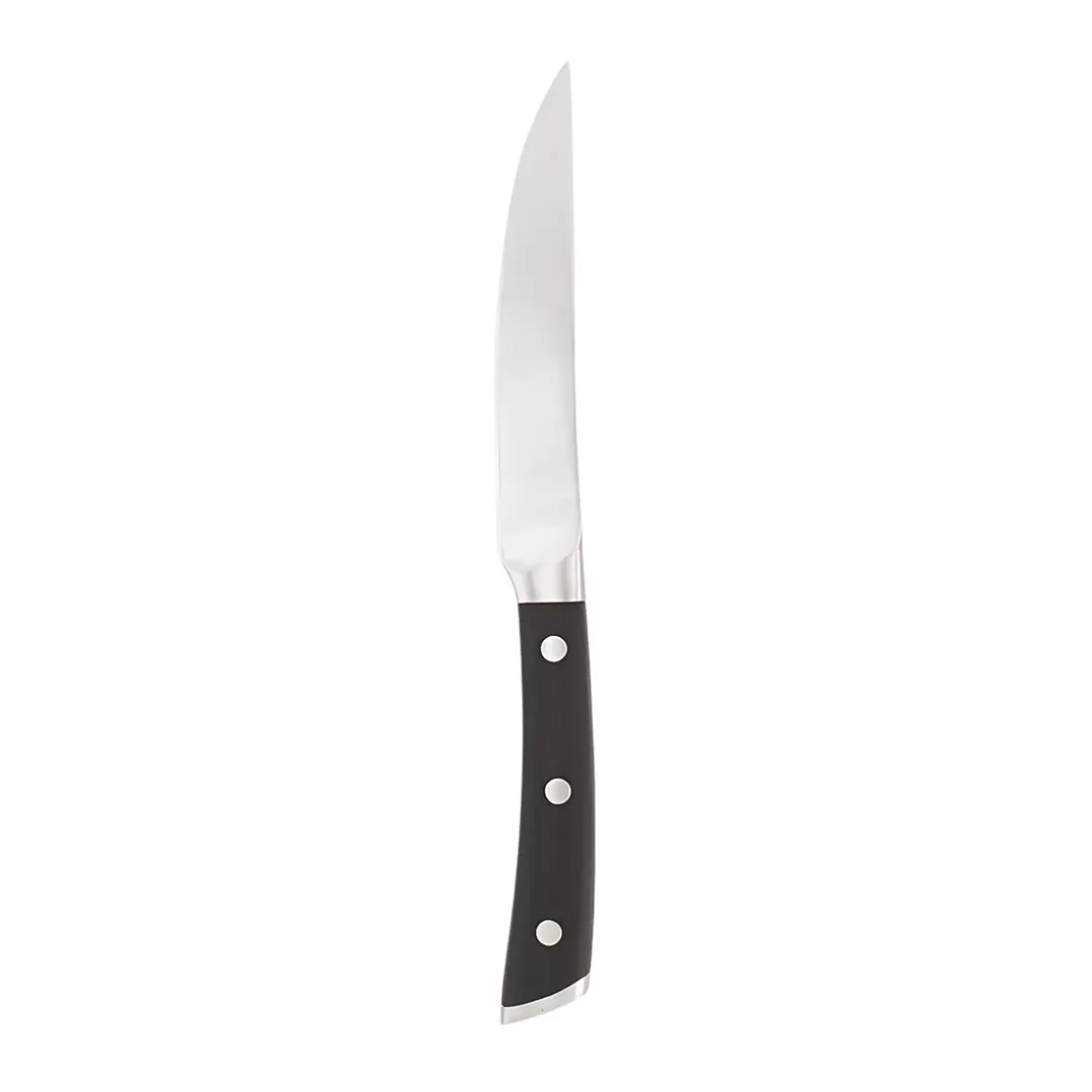 Turgla ETE773 Dinner Knife – 9.25" Silver Flatware, 18/10 Stainless Steel, Solid Handle, 9" Length