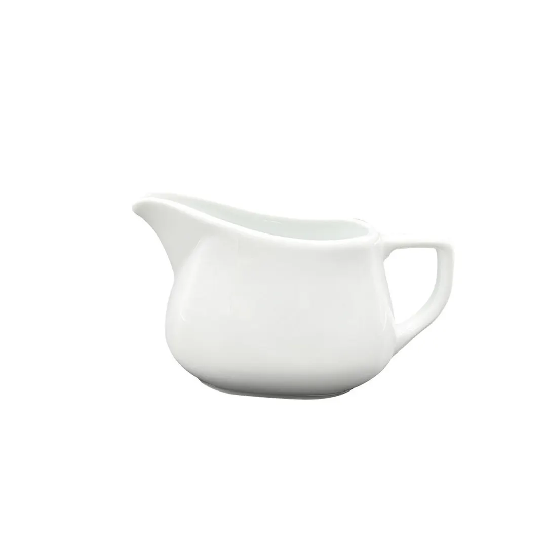 Turgla MRS13SO00 Delta Sauce Boat, 6" x 3.5" x 3.5" H, 13 oz White Porcelain