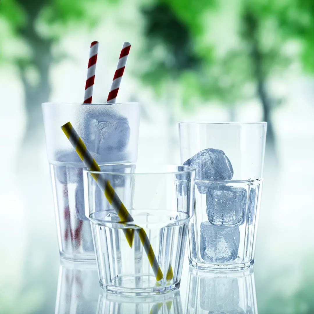 Turgla R-CSBTMB250FRS - 8 Oz Frosted Polycarbonate Tumbler, 3.25" Dia x 3.5" H, Smooth Finish