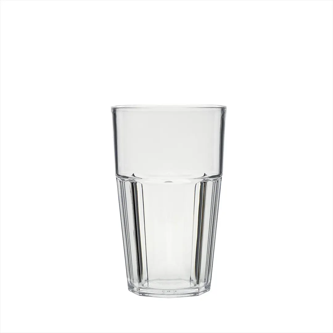Turgla R-CSBTMB400CLR - 14 Oz Clear Polycarbonate Tumbler, 3.25" Dia x 5.25" H, Smooth Finish